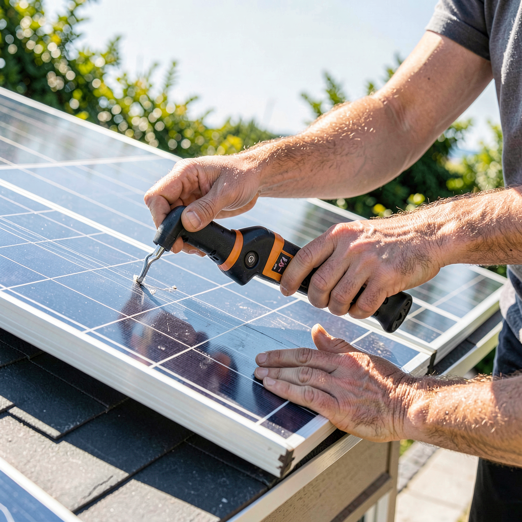 comment installer des panneaux solaires soi-même en effectuant la pose technique sur une toiture