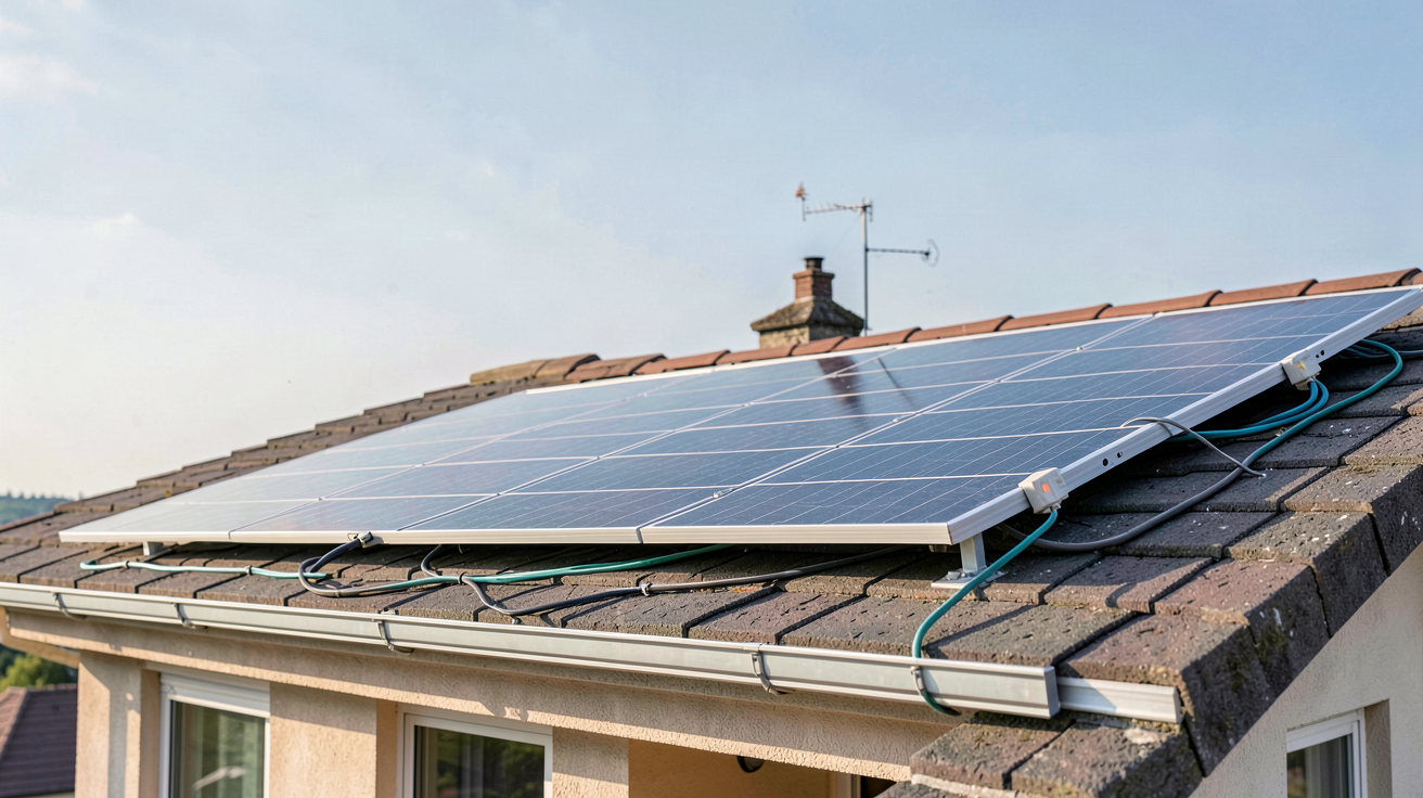 consommation panneau solaire calculée sur une installation résidentielle