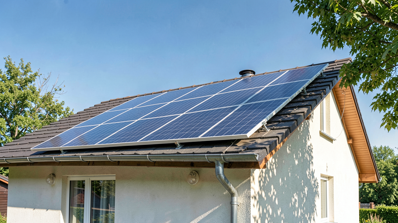 consommation panneau solaire illustrant les facteurs d'influence sur une maison avec panneau photovoltaïque