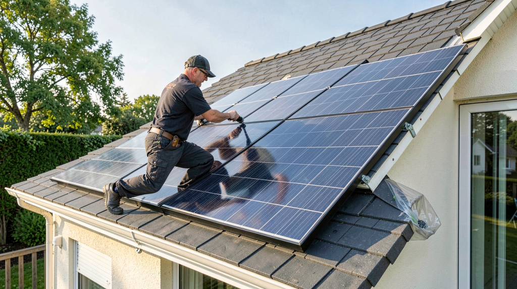 consuel photovoltaïque obligatoire installation d'un panneau solaire sur une maison