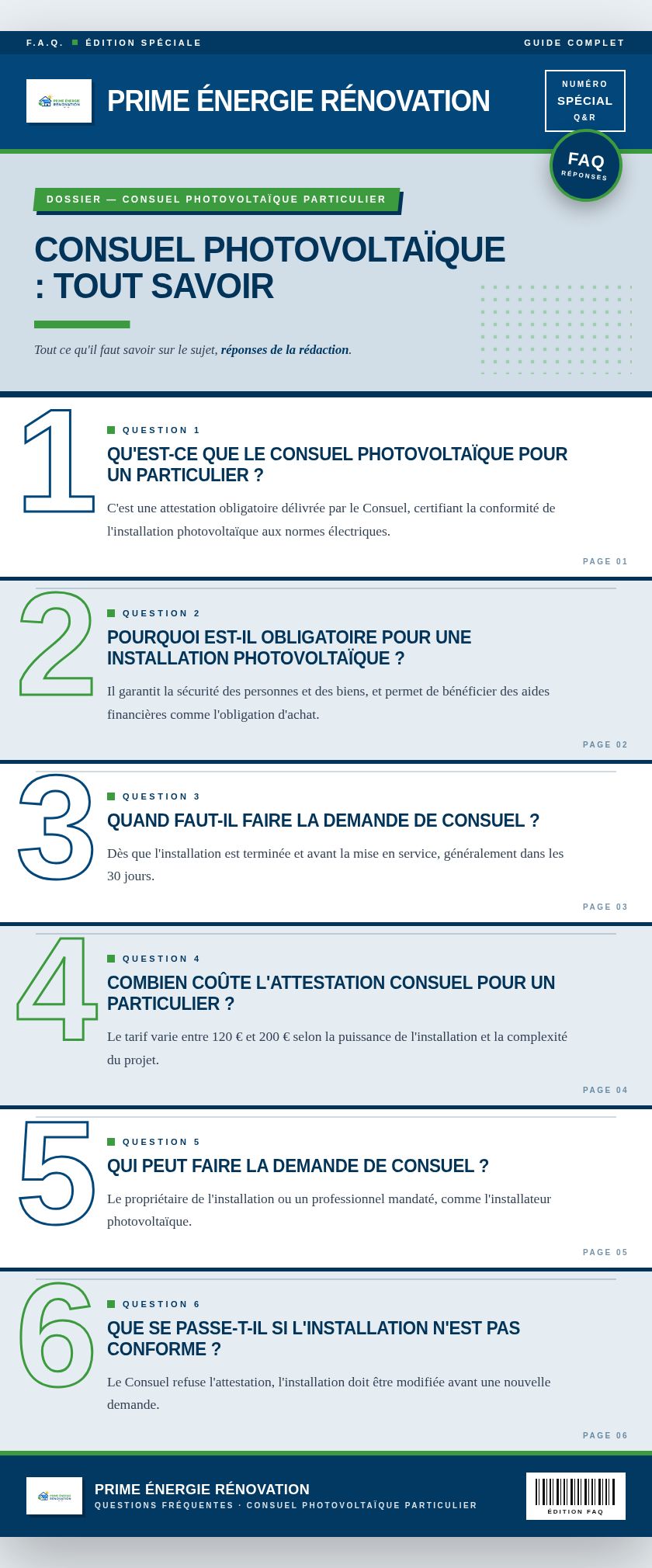 Infographie : Consuel photovoltaïque : tout savoir