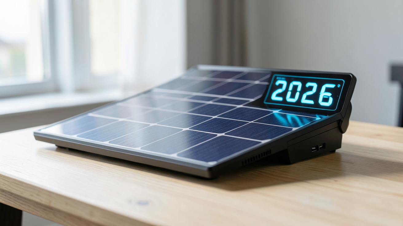 cout batterie photovoltaique prix d'achat affiché sur écran numérique pour l'année 2026