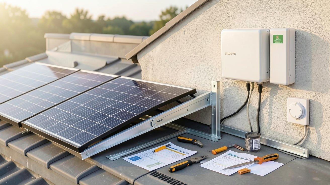 cout d une installation de panneaux solaires photovoltaïques montrant la répartition des principaux postes de coût