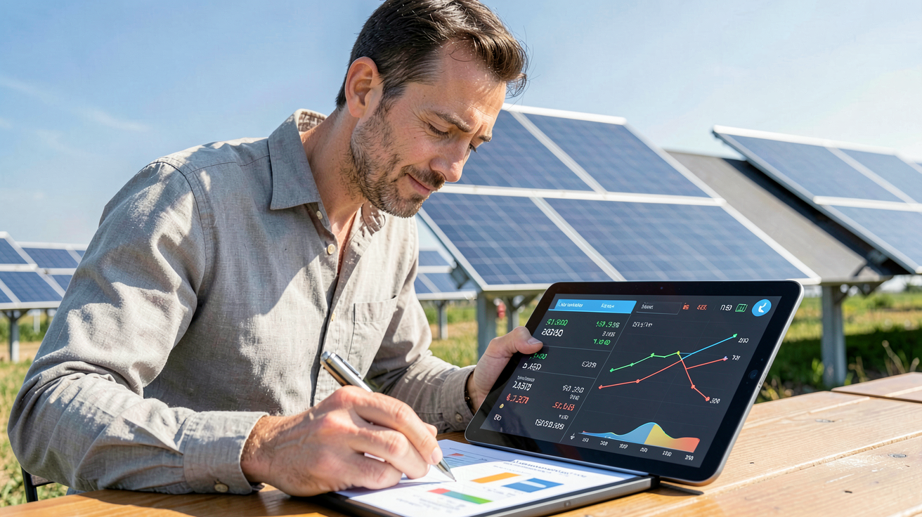 calcul de rentabilité et temps de retour sur investissement d'une installation photovoltaïque au mètre carré
