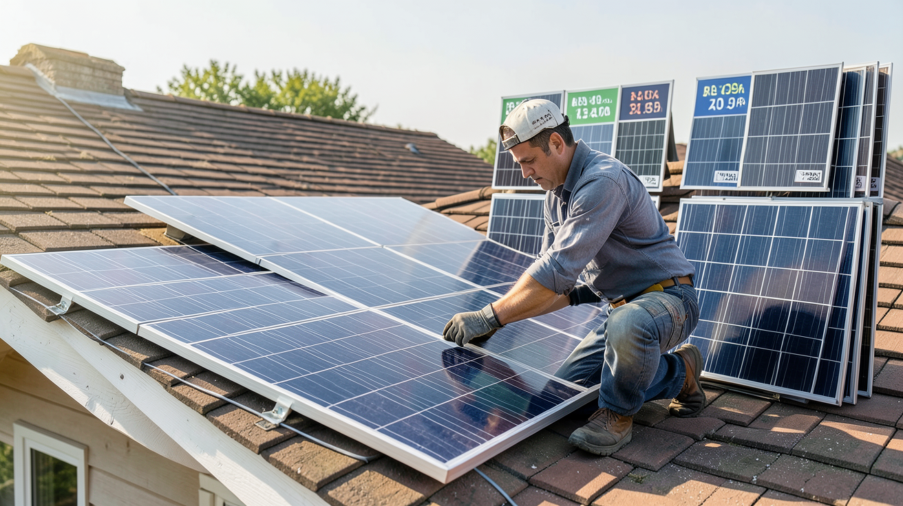 cout moyen installation photovoltaique comparatif 2026 panneaux solaires chinois vs européens vs américains