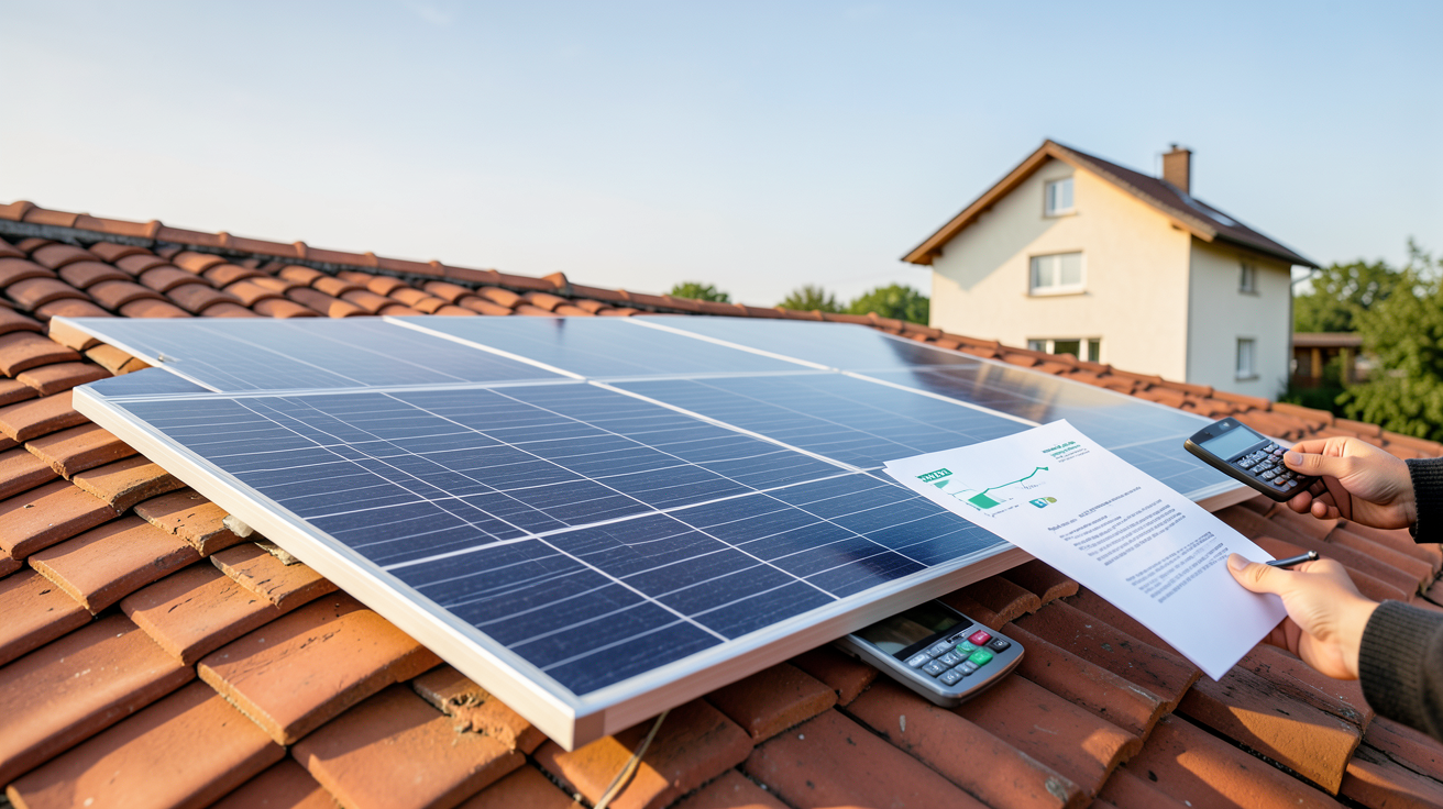 coût panneau photovoltaique : facteurs influençant le prix d'un panneau solaire posé sur un toit