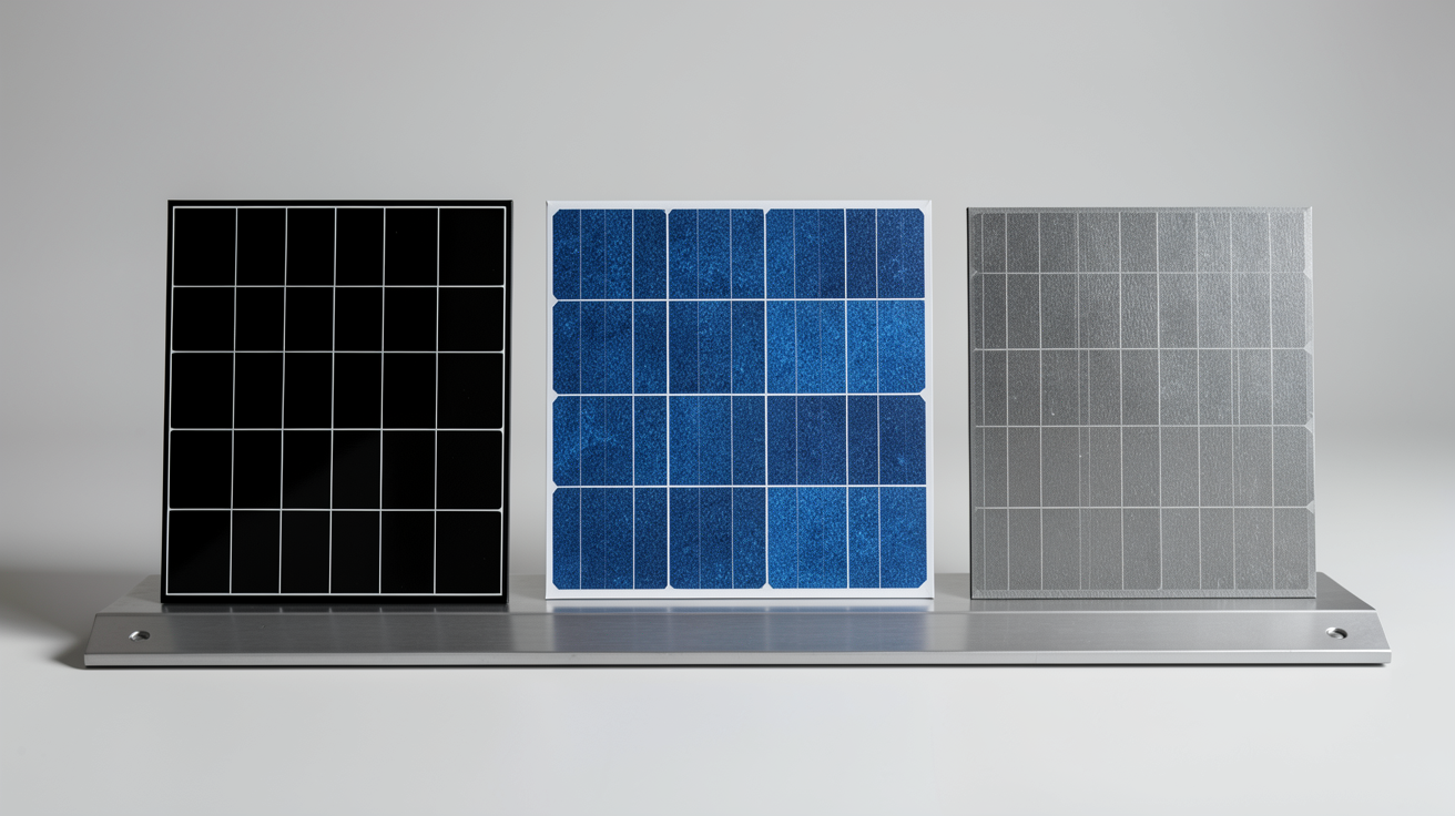 coût de panneaux photovoltaiques comparatif des types monocristallin polycristallin couches minces 2026