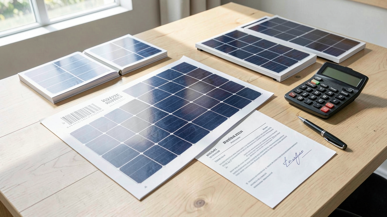 devis en ligne panneaux photovoltaiques présentant les éléments essentiels pour une installation solaire sérieuse