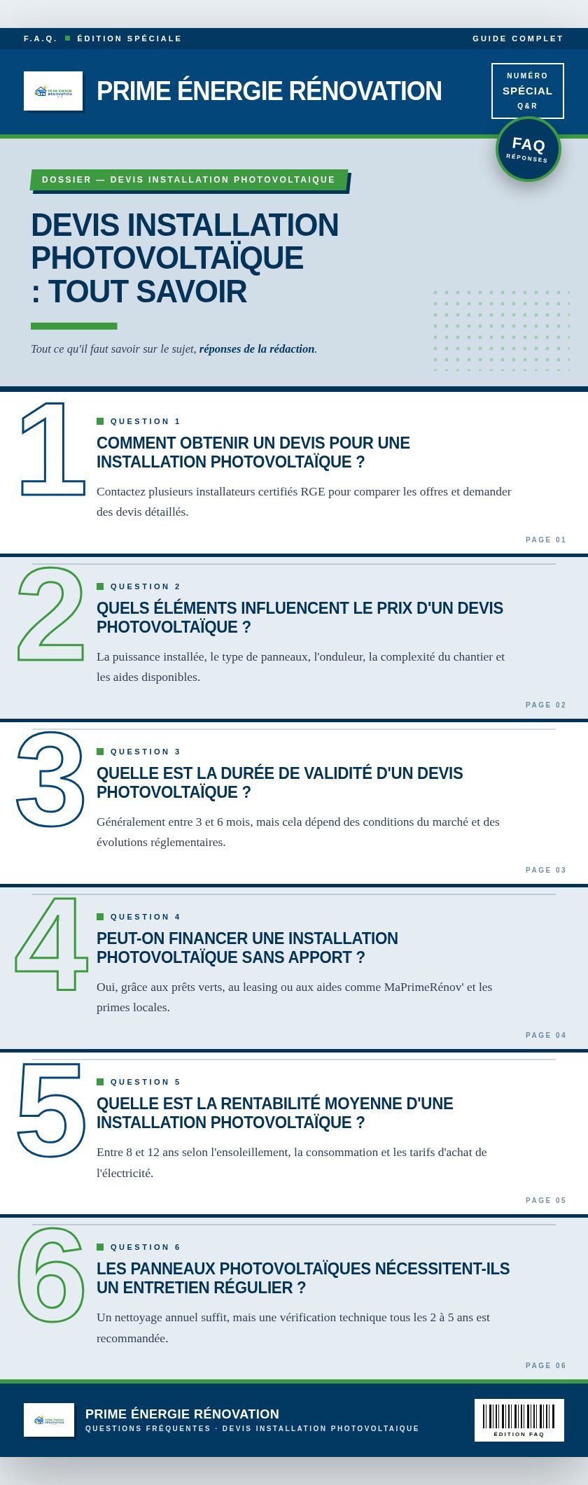 Infographie : Devis installation photovoltaïque : tout savoir