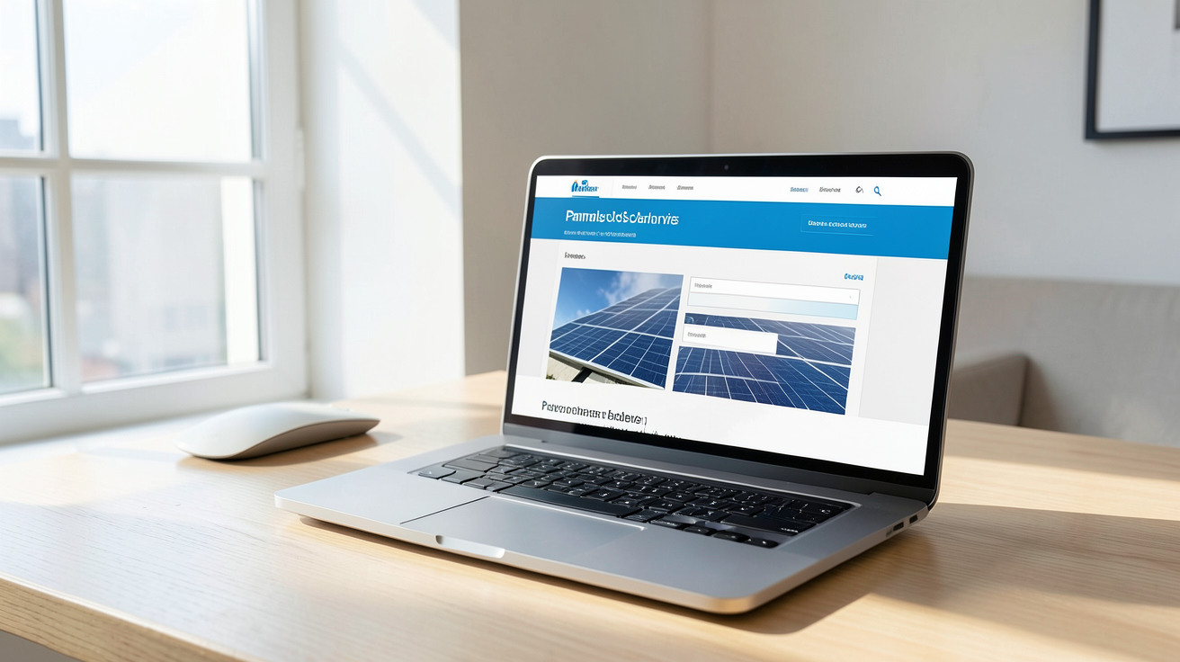 devis panneaux photovoltaïques obtenir un devis en ligne sur un ordinateur portable