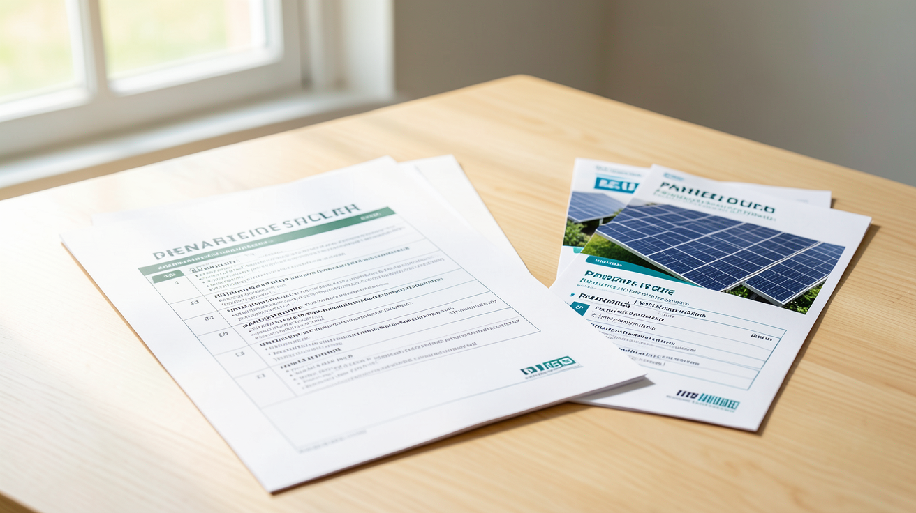 devis pour panneau solaire avec une checklist pour analyser et comparer les offres