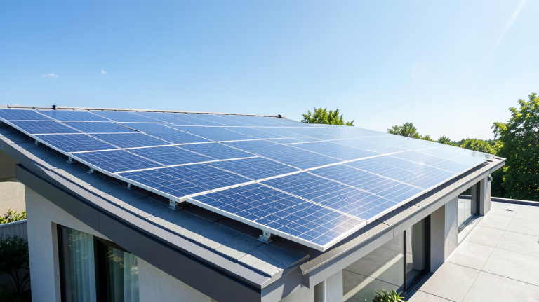 dualsun prix installation de panneaux solaires hybrides sur une toiture moderne