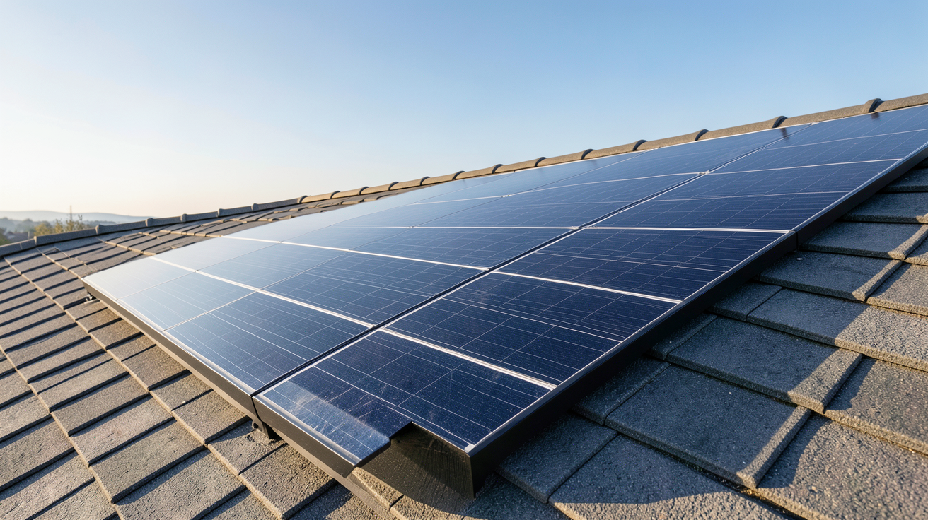 ecoflow panneau solaire 400w installé sur un toit résidentiel pour analyse de retour sur investissement
