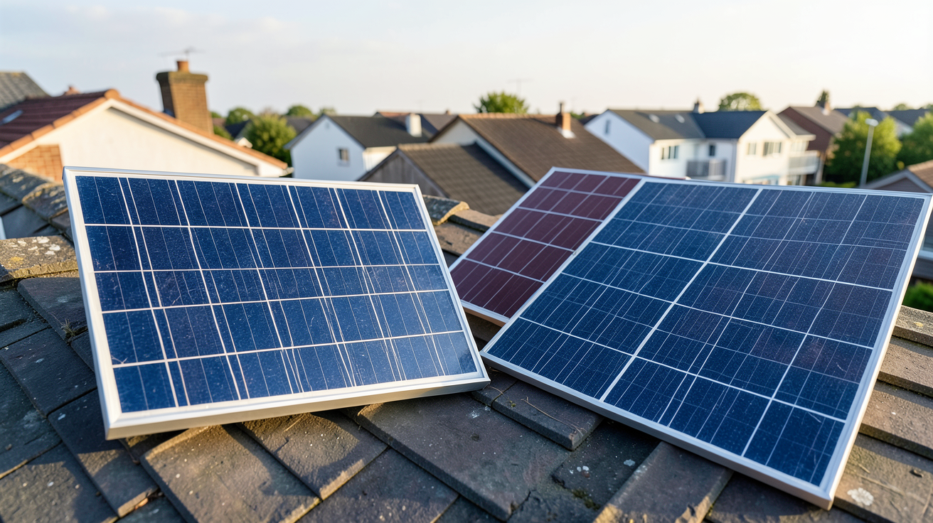 edf panneau solaire prix : comparaison entre un panneau solaire EDF et des panneaux solaires alternatifs moins chers installés sur un toit