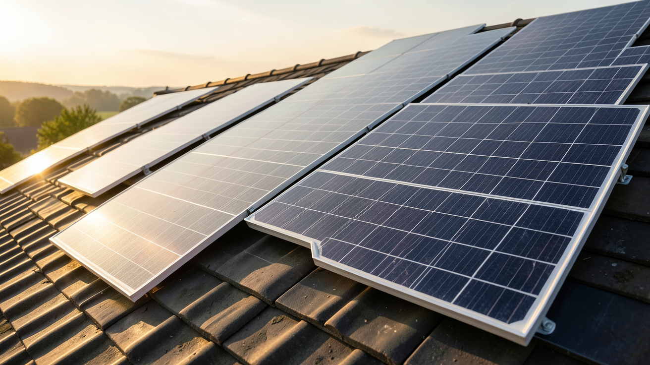 edf panneaux photovoltaïques prix : comparatif des technologies de panneaux solaires EDF sur un toit