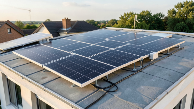 edf solaire autoconsommation installation photovoltaïque sur toit de maison individuelle en autoconsommation énergétique