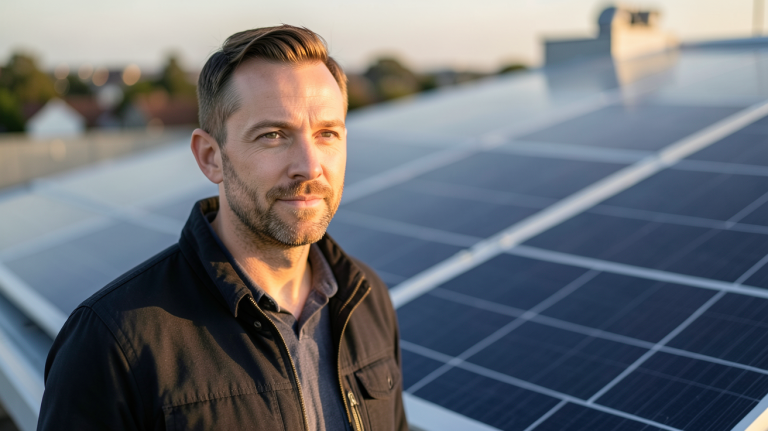 elon musk panneau solaire Tesla Solar Roof installé sur un toit moderne