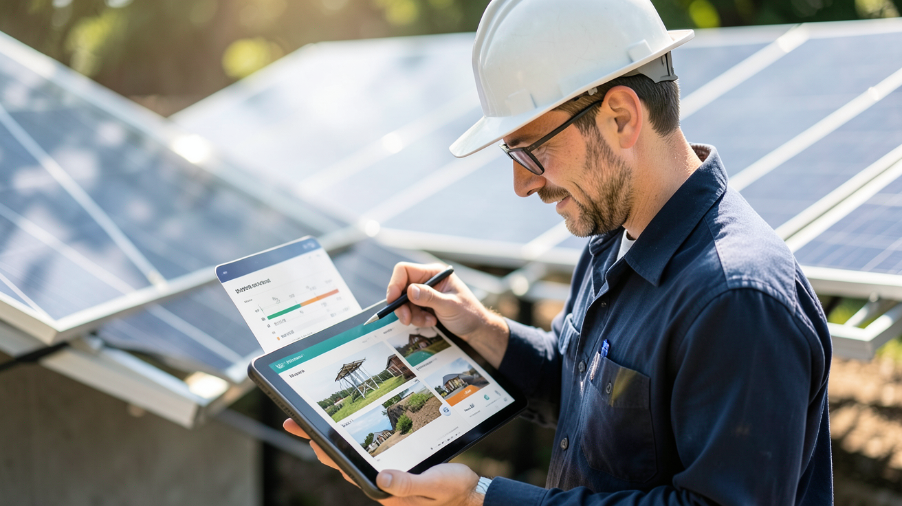 enedis panneaux photovoltaiques calculant la rentabilité d'une installation solaire en 2025