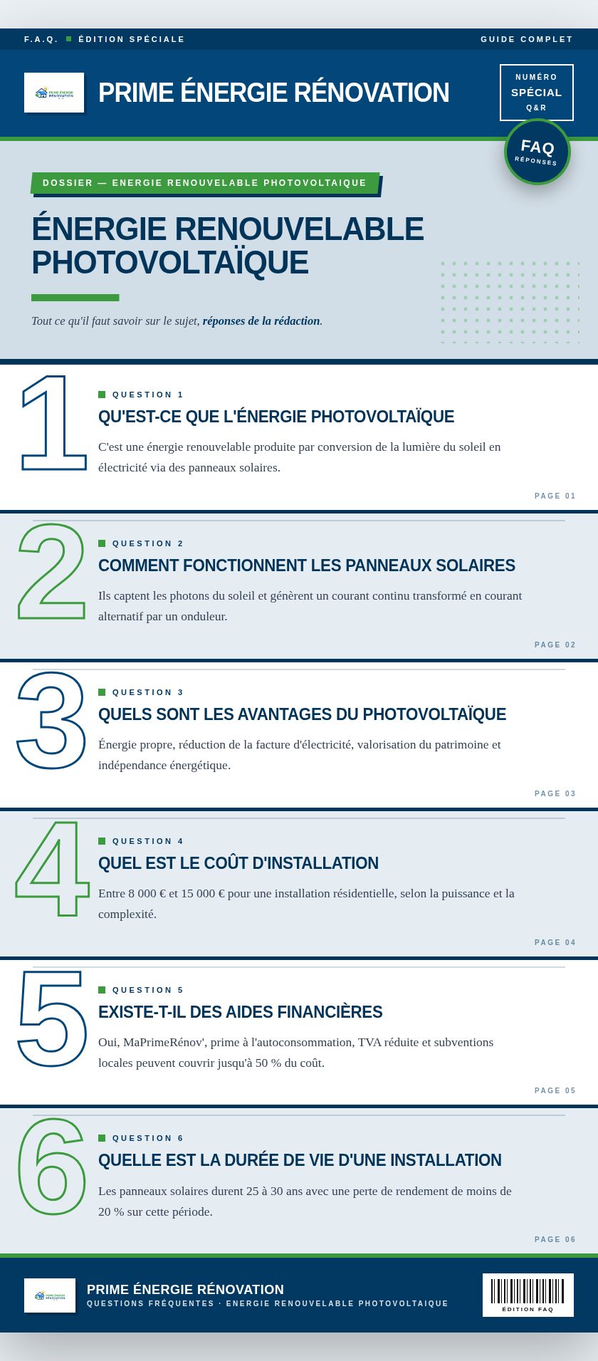 Infographie : Énergie renouvelable photovoltaïque