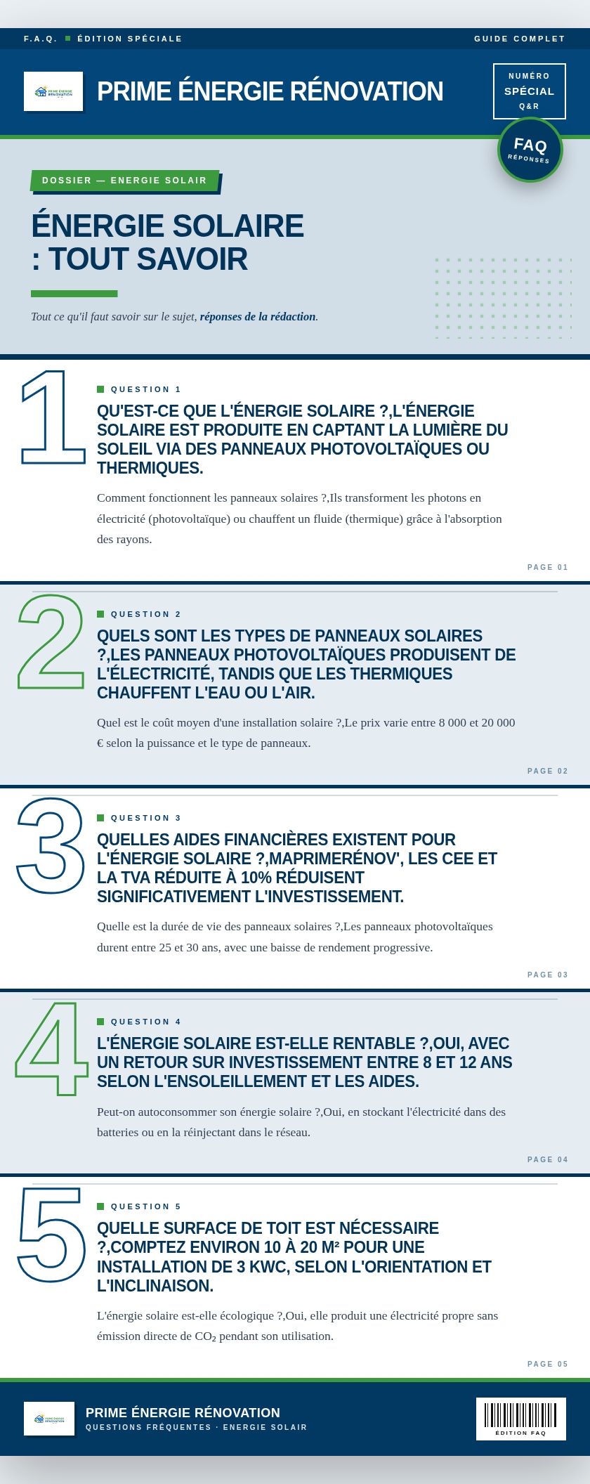 Infographie : Énergie solaire : tout savoir