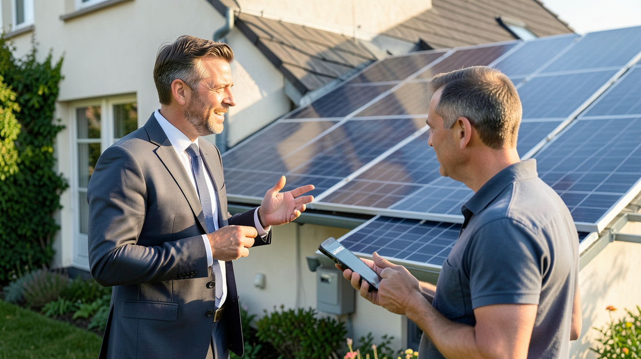 engie panneaux solaires devis gratuit technicien client maison