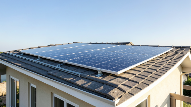 engie solaire autoconsommation installation sur toit de maison avec panneaux photovoltaïques