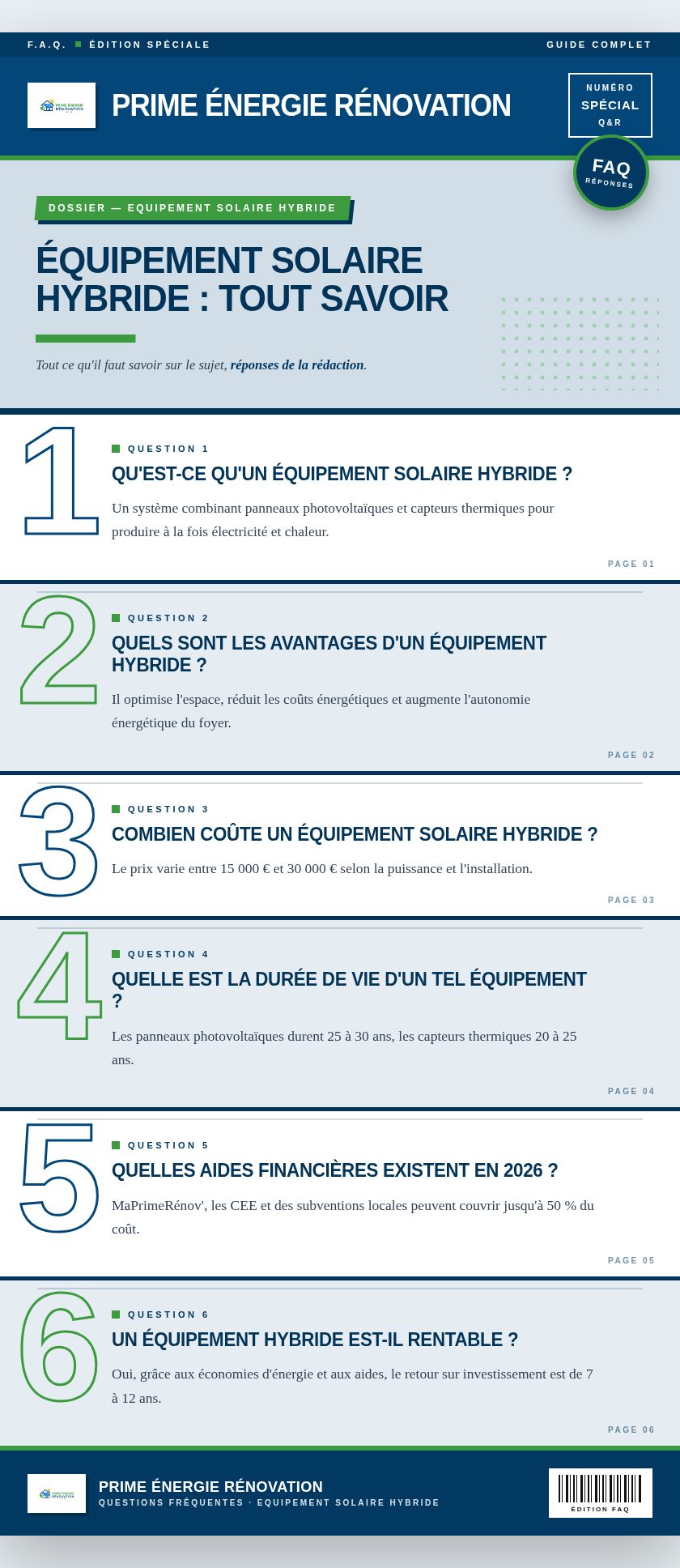 Infographie : Équipement solaire hybride : tout savoir