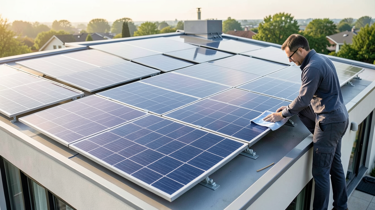 faut-il du soleil pour les panneaux photovoltaïques : installation optimisée avec trackers, panneaux bifaciaux et nettoyage professionnel