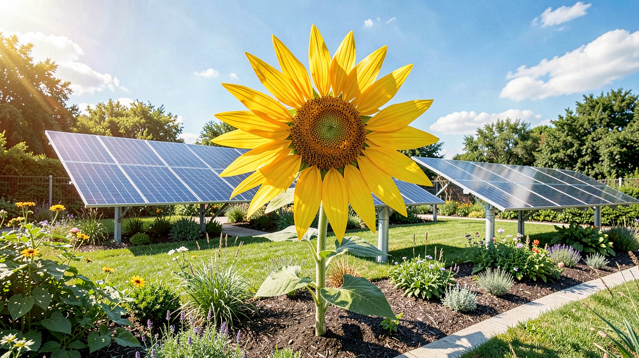 fleur photovoltaïque innovante pour l'année 2026
