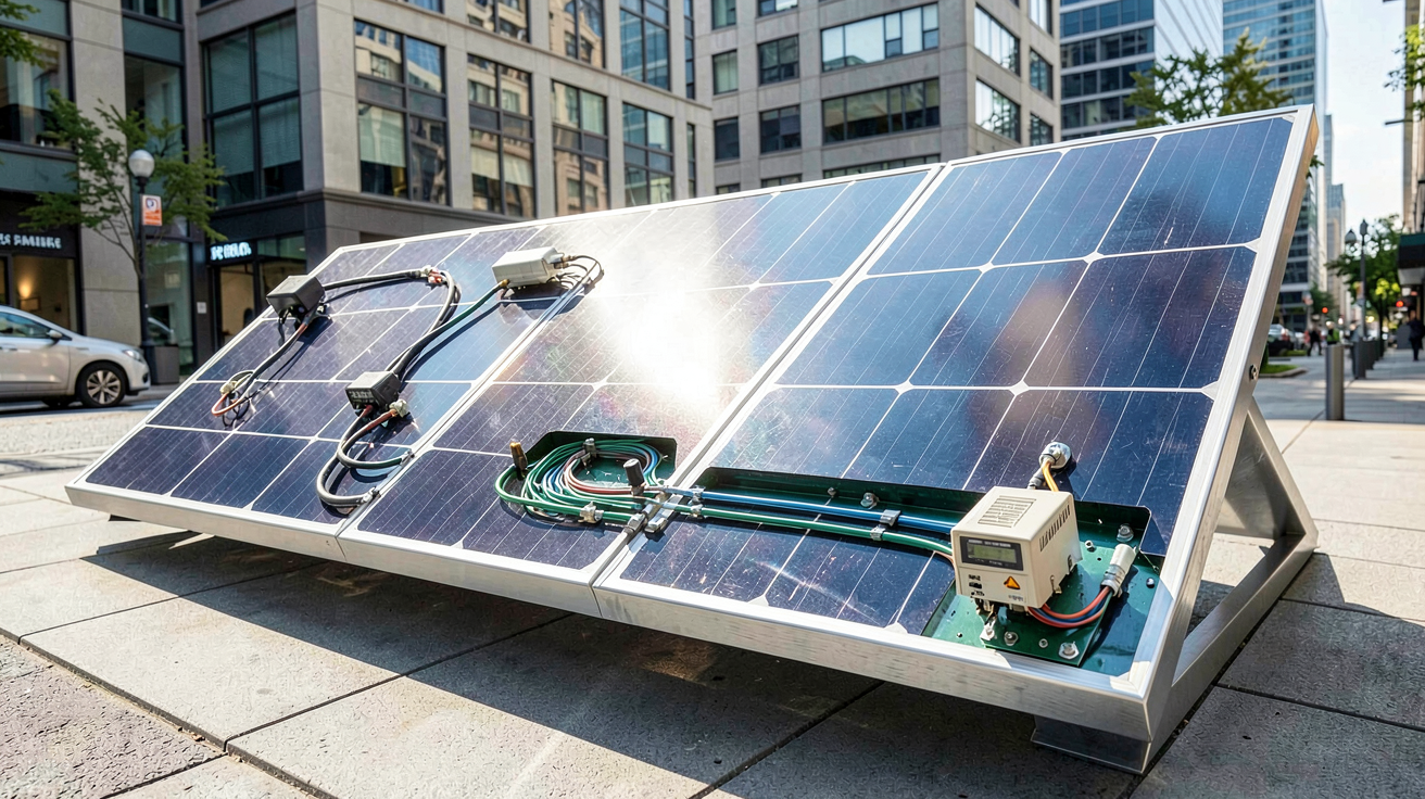 fleur photovoltaïque représentant une innovation dans les panneaux solaires