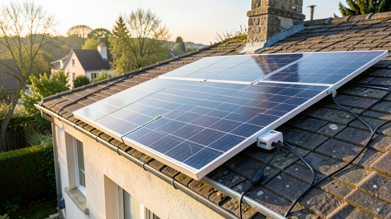 forum photovoltaïque devis 3 kWc : panneau solaire de 3 kWc installé sur un toit de maison en France