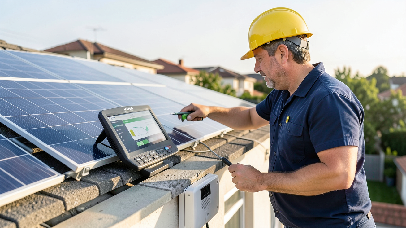 groupe e panneau solaire évaluation de la rentabilité d'une installation photovoltaïque par un professionnel