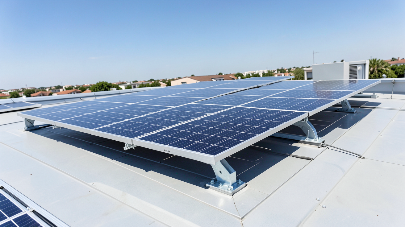 groupe solaire autonome affiché sur un toit avec panneaux photovoltaïques et onduleur, illustrant le meilleur choix du Top 10 2026