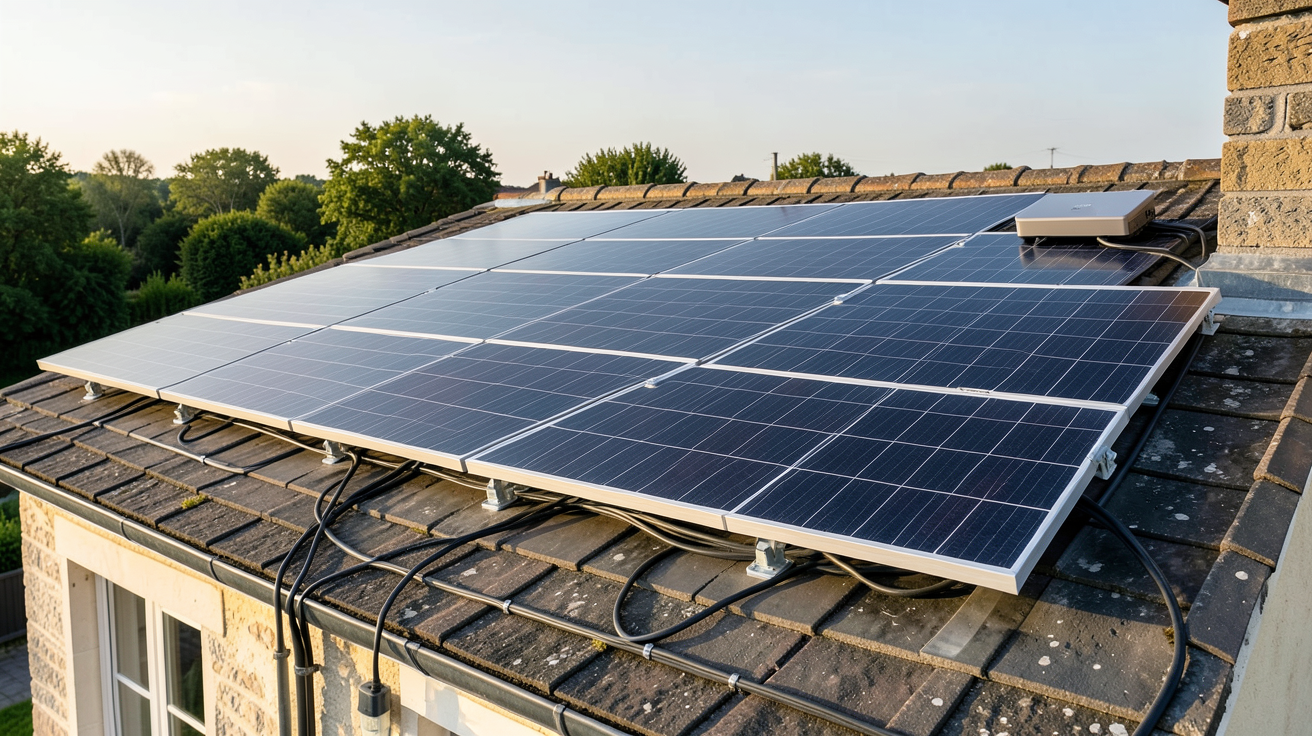 groupe verlaine prix photovoltaïque installation 6 kWc sur toit de maison en France