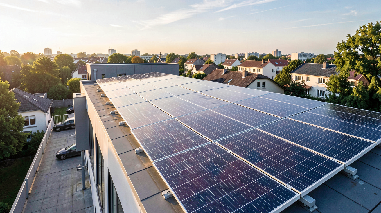 heylen photovoltaïque comparatif avec autres installateurs wallons et bruxellois sur toit de maison moderne