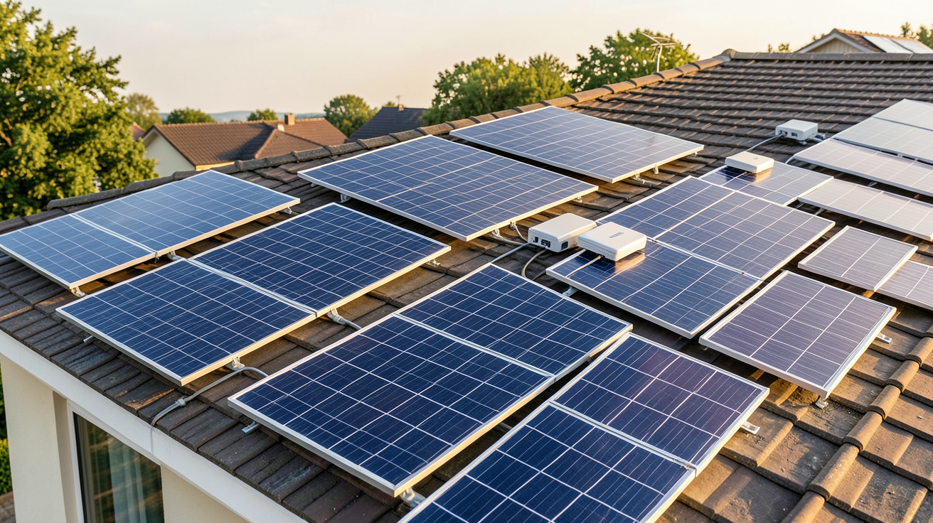 installation panneau solaire autoconsommation présentant différents types de kits solaires pour une maison