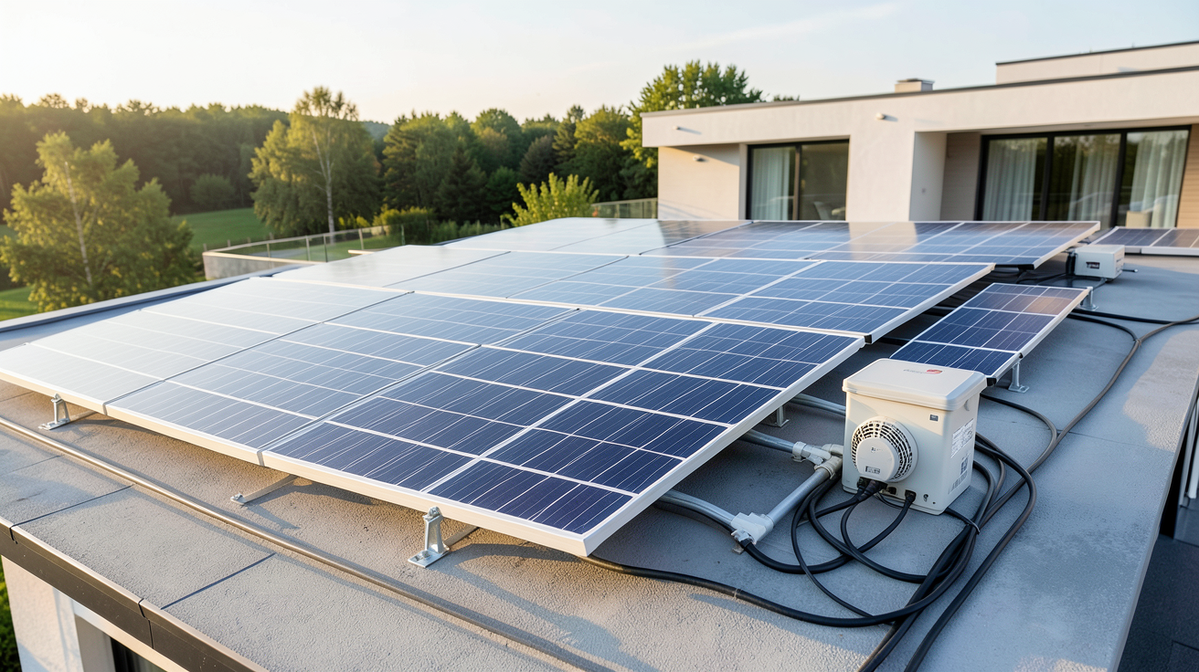 installation panneau solaire avec batterie montrant différents types de kits solaires disponibles en 2024