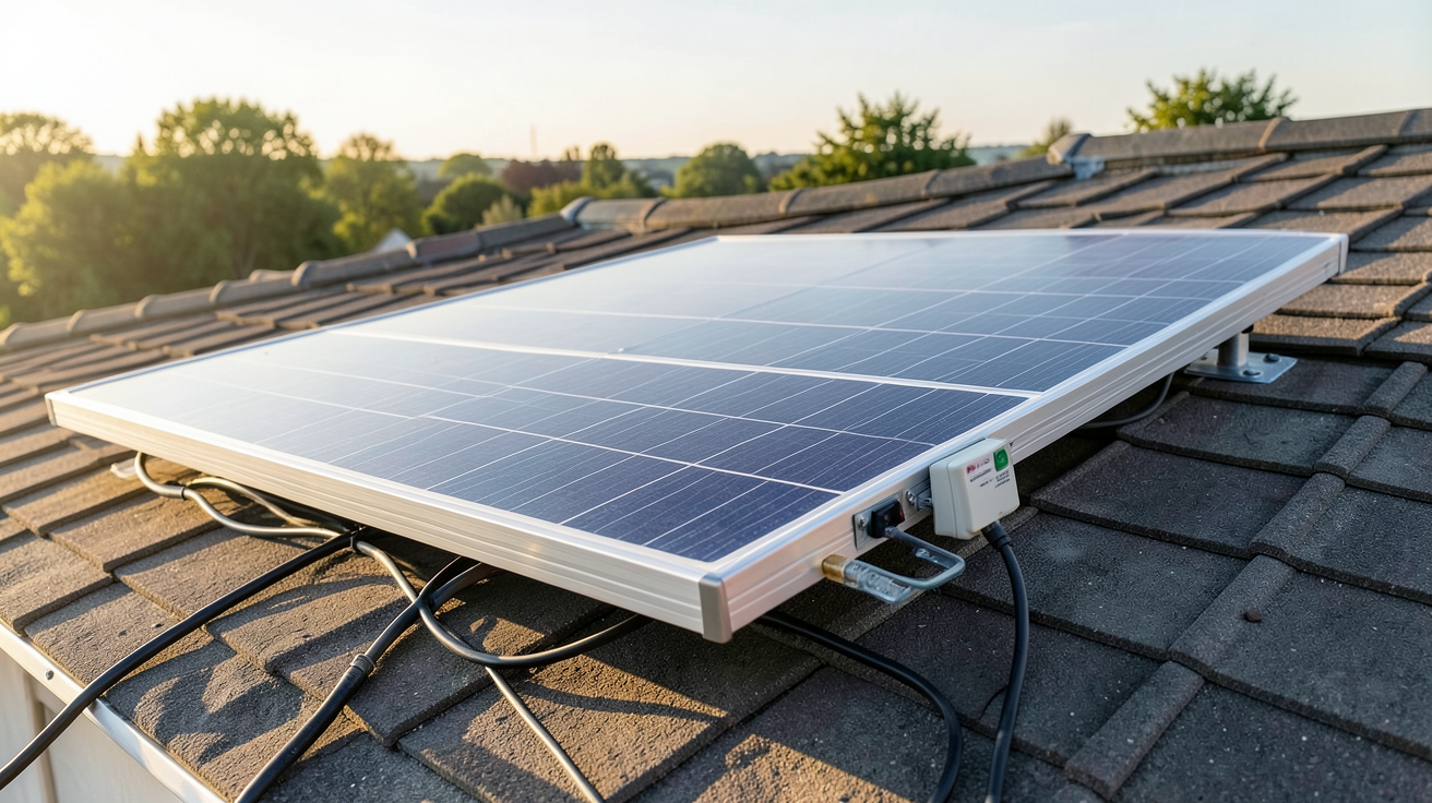 installation photovoltaïque autonome montrant les facteurs clés influençant le prix sur un toit de maison