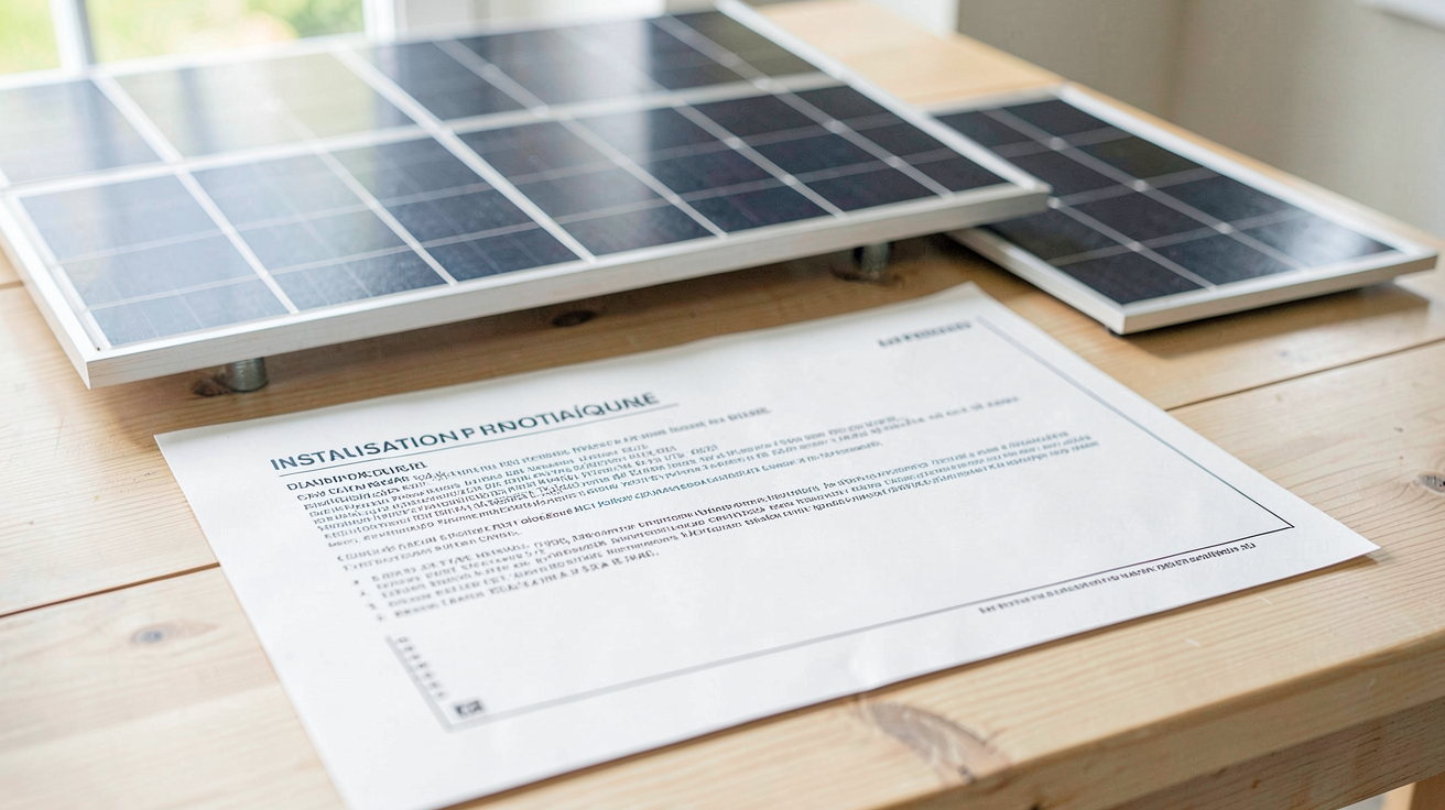 installation photovoltaïque prix : détail du coût des panneaux solaires sur un devis professionnel