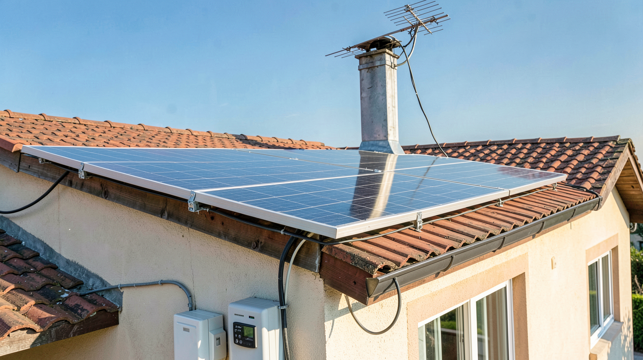 installation solaire autonome prix fourchette moyenne d'un système photovoltaïque sur toit de maison