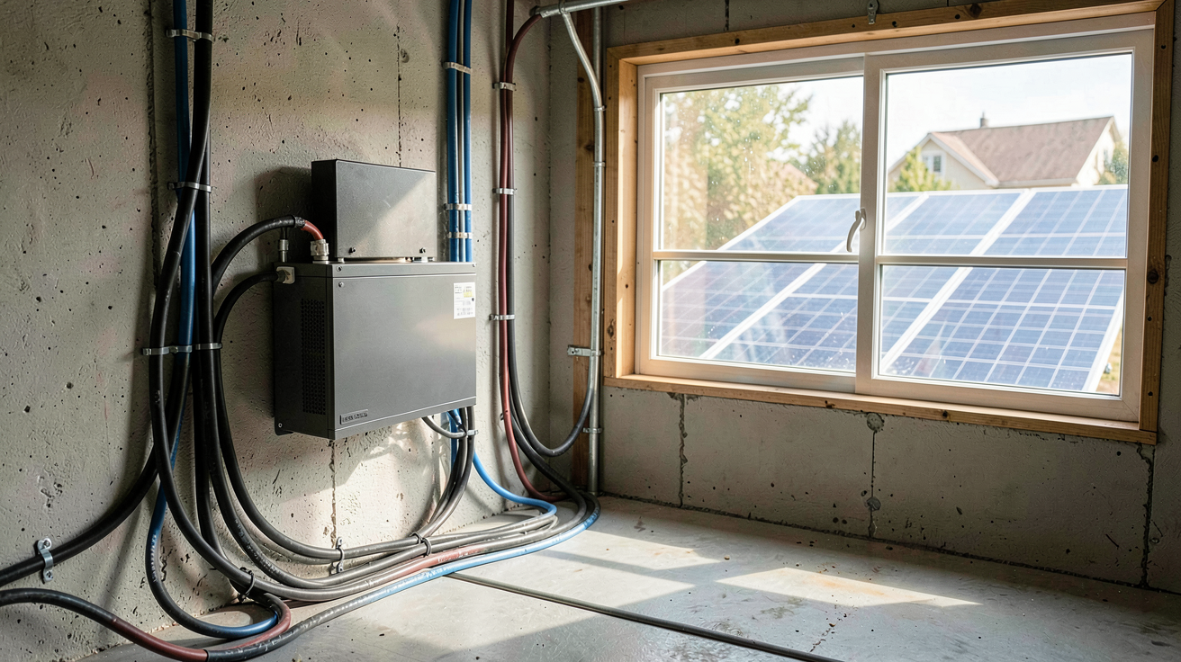 installation solaire batterie : étapes clés et conseils pour connecter une batterie lithium-ion à des panneaux solaires dans un garage