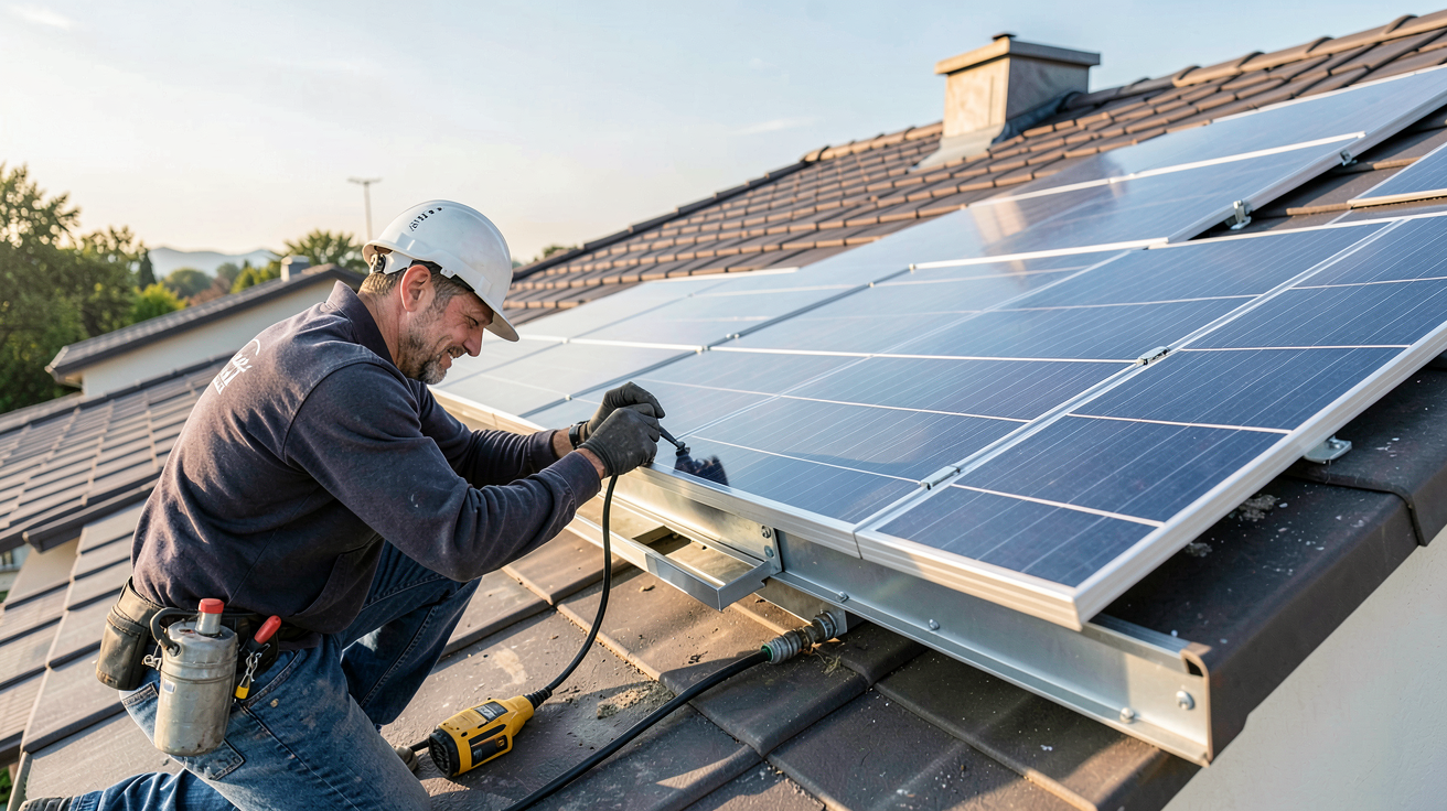 installer des panneaux photovoltaïques soi même optimisation de la production avec ajustement de l'orientation et de l'inclinaison