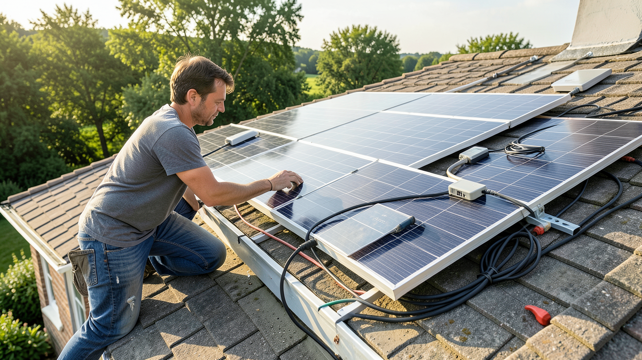 installer des panneaux solaires soi même : étapes détaillées pour poser un kit solaire sur un toit de maison