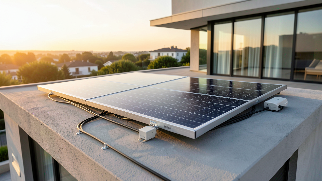 izi by edf panneau solaire installé sur le toit d'une maison moderne illustrant les avantages exclusifs