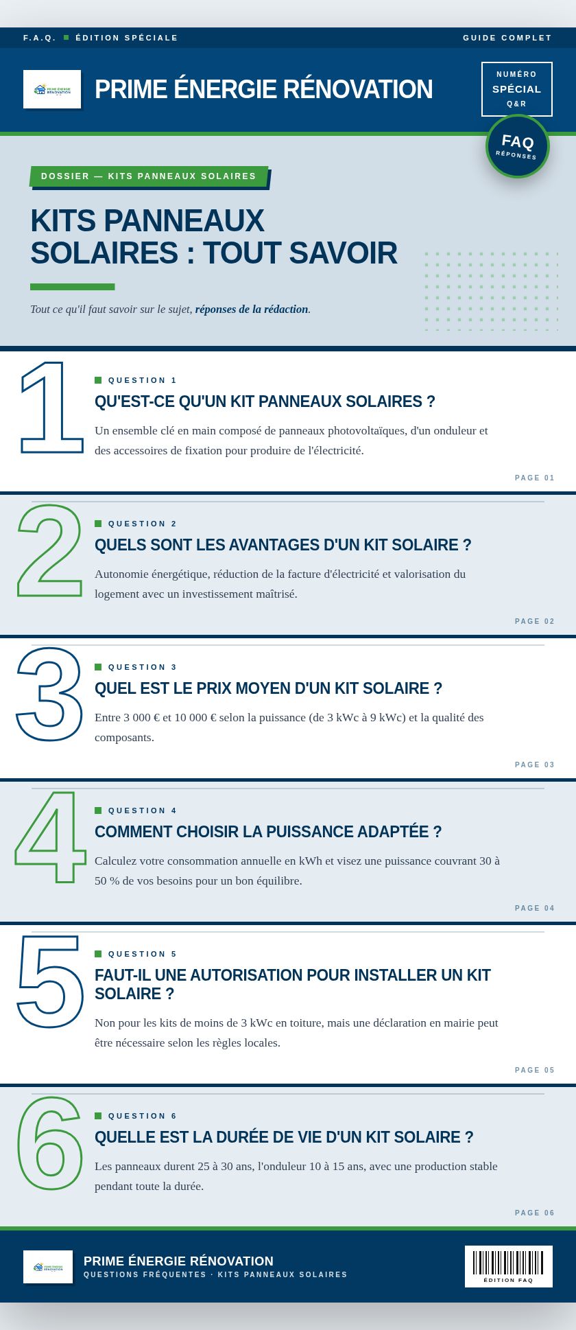 Infographie : Kits panneaux solaires : tout savoir
