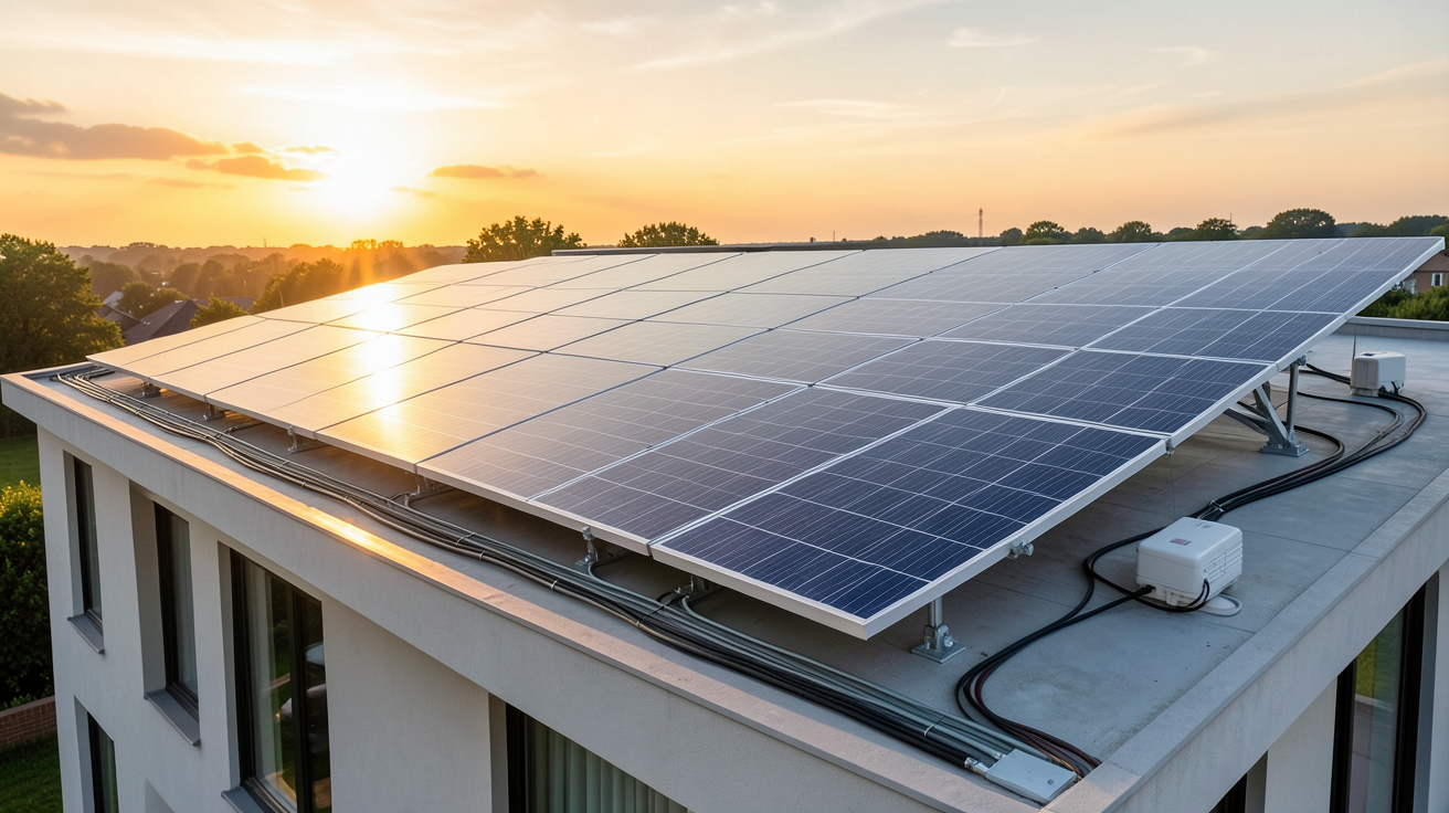 kwc kwh : optimisation d'une installation solaire sur le toit d'une maison pour maximiser la production d'électricité