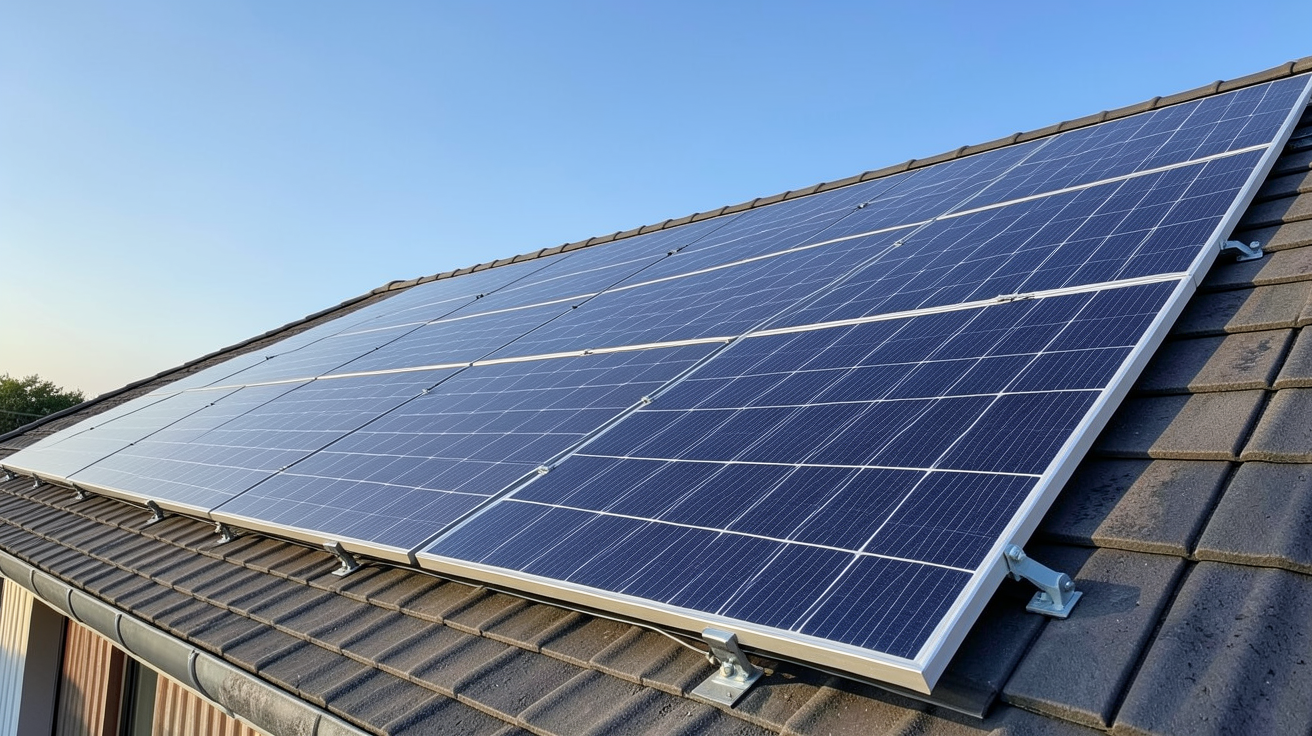 l énergie photovoltaïque : panneaux solaires optimisés pour un rendement maximal sur un toit incliné