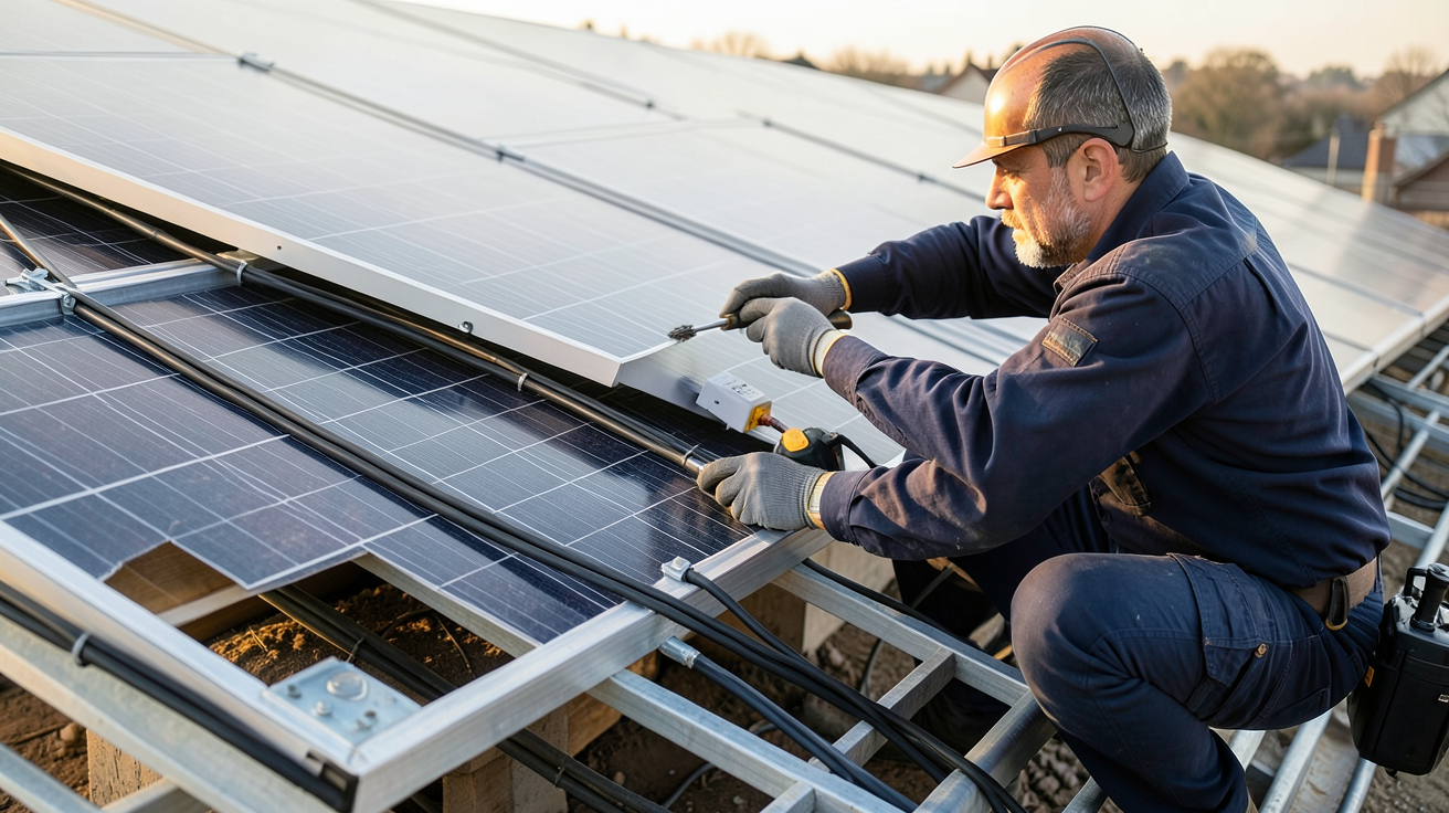 lampiris panneaux solaires critères techniques vérification installation toit