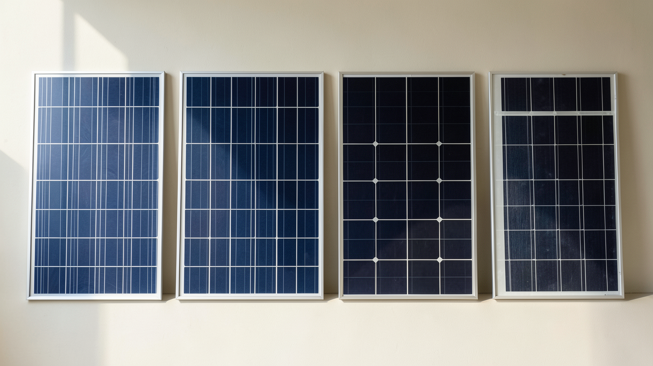 le photovoltaïque comparaison des quatre technologies solaires de 2024