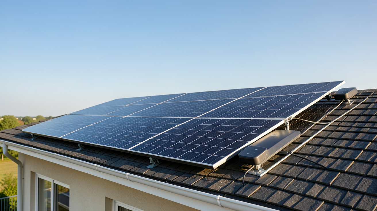 le solaire photovoltaïque en autoconsommation installé sur le toit d'une maison